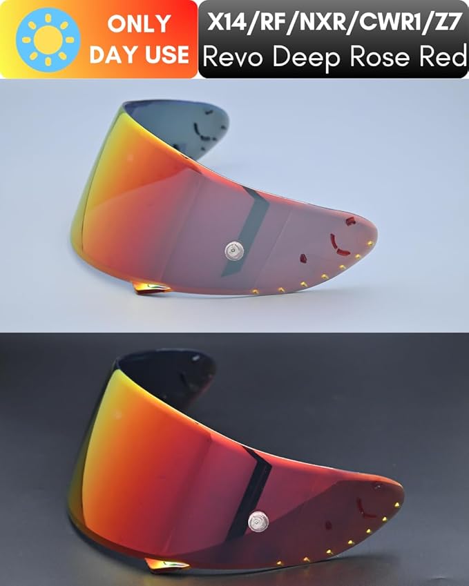 CWR-F1 Shield for RF-1200 Visor X14 NXR RF-SR Z7 Motorcycle Helmet Visor Replacement Sun Protection Anti-Scratch, Universal