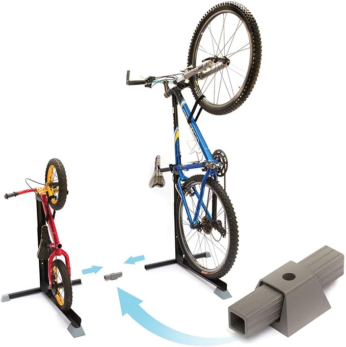 Bike Nook Bicycle Stand, Portable and Stationary Space-Saving Bike Rack with Adjustable Height, for Indoor Bicycle Storage (Connector Only)