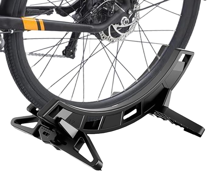 Indoor Bike Stand, Bike Parking Holder for Garage or Home | Adjustable Bicycle and Scooter Floor Rack, Sturdy Construction, Space Efficient Design, Perfect for Storing Multiple Bikes Safely and Neatly