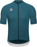 Santic Men's Cycling Jersey Short Sleeve Tops Pro Road Bike Shirt Full Zipper UPF 50+ Bicycle Jersey with Pockets