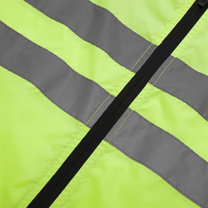 WOSAWE Packable Cycling Jacket Hooded Running Coat Lightweight Biking Windbreaker