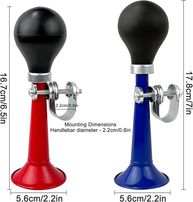 Aluminum Alloy Bike Horn, Loud Bicycle Horns for Kids and Adults,Retro and Easy-to-Install Bicycle Accessories