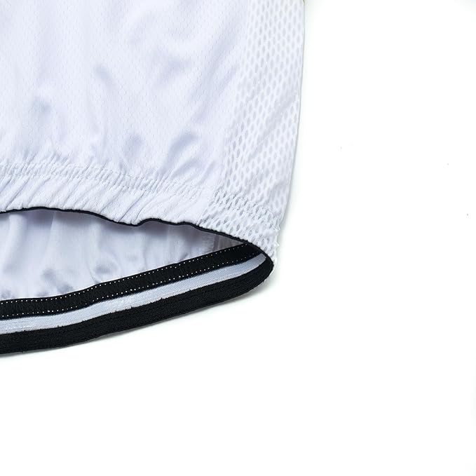 Men's Cycling Bike Jersey Short Sleeve Biking Shirt with 3 Rear Pockets + Zipper Pocket Breathable Quick Dry Bicycle Jersey