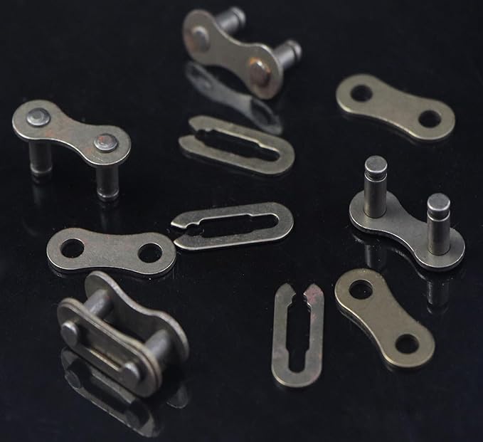 4 Pairs Bicycle Missing Link 1/6/7/8/9/10/11/12 Speed Chain Reusable Steel Bike Chain Link