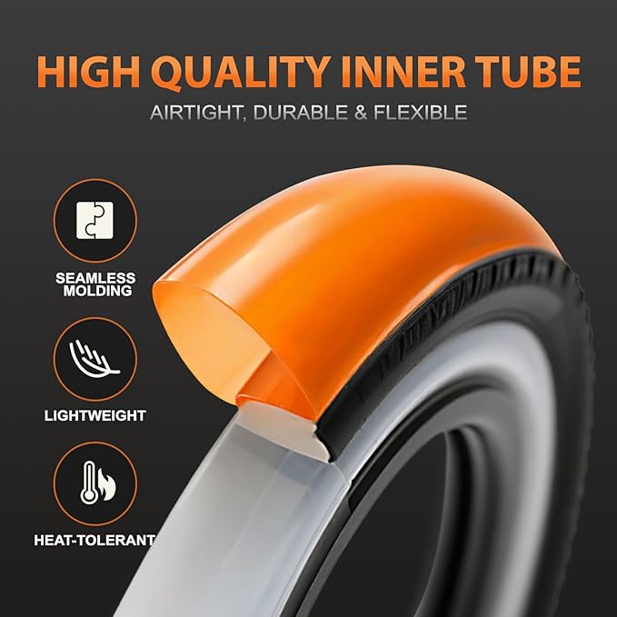 4-Pack WHEELO TPU 700C×18-32C Bike Inner Tube, Ultralight (ALLRoad & Gravel) Bike Tube with 45mm/65mm/85mm Presta Valves for Road Bike (Include Bike Tube Patch Repair Kit)
