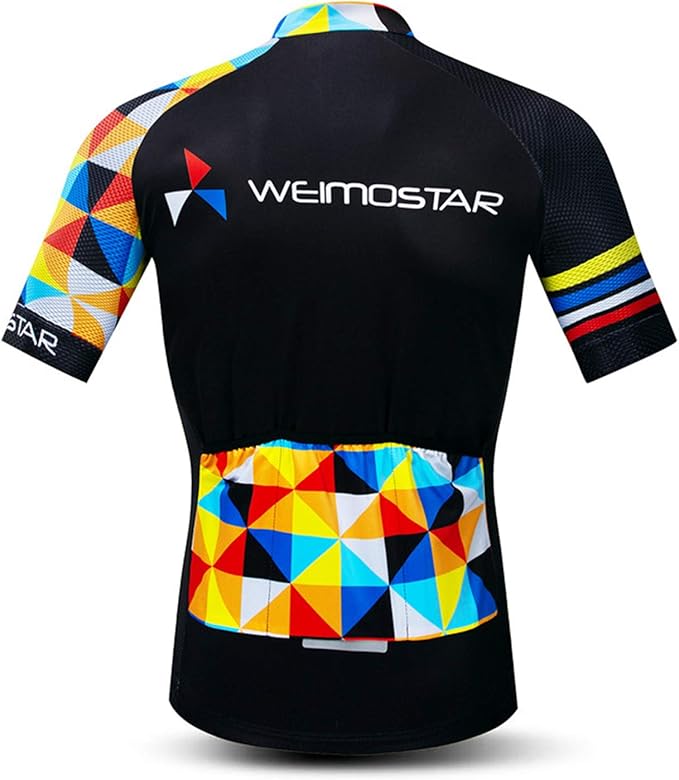 JPOJPO USA Cycling Jersey Men Road Bike Shirt Summer Biking Tops Short Sleeve Bicycle Clothes Cycle Wear Breathable