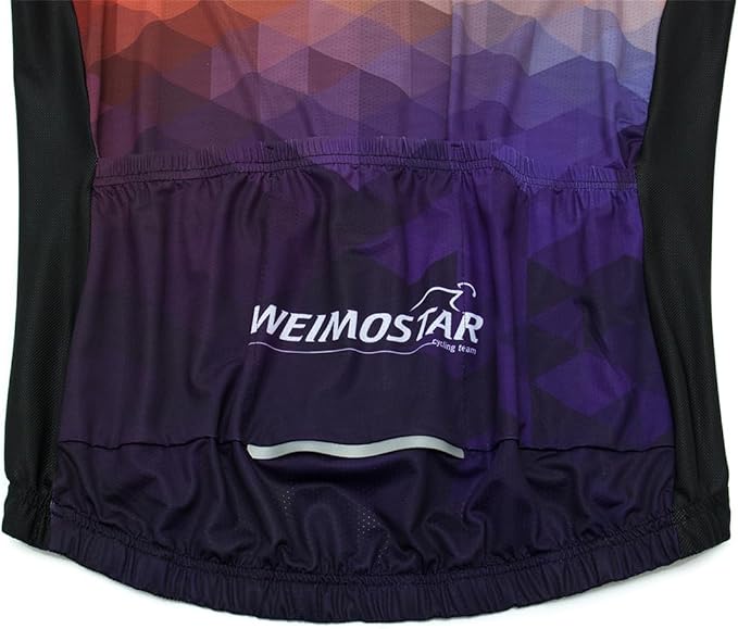 Men's Cycling Jerseys Wolf Print Bicycle Shirts Summer Road Bike Clothes Quick Dry Breathable