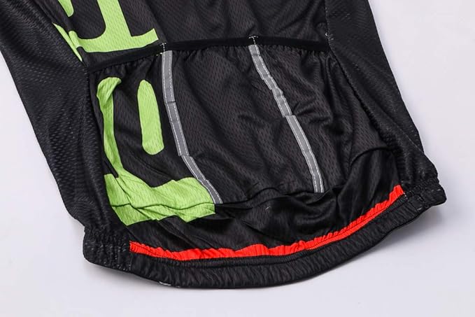 New Pro Full Zipper Men's Cycling Jersey Short Sleeve Riding Shirt USA