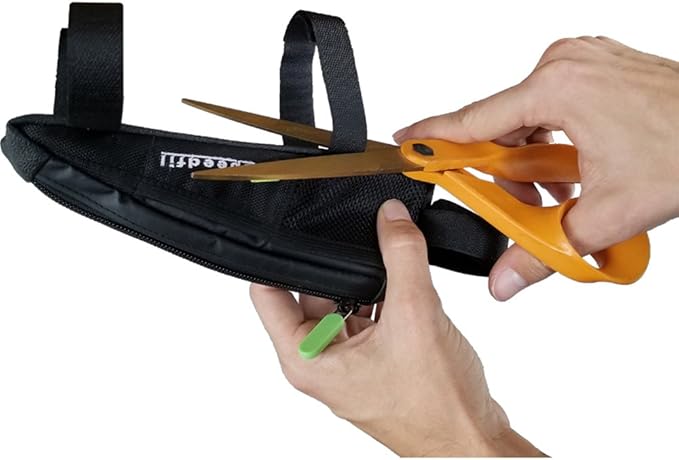 Speedfil SP2 Bicycle Frame Storage Bag, Bolt on or Strap to Top Tube, Side Mesh Pockets