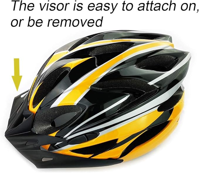 UPANBIKE Adult Bike Helmet - One-Piece Adjustable Safety Protection for Mountain & Road Bikes