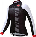 Coconut Ropamo CR Long Sleeve Cycling Jersey Mens, 3+1 Zipper Pockets Bicycle Tops Quick Dry Breathable Biking Shirt