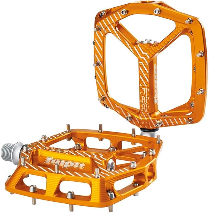 Hope F22 Aluminium 9/16 Inch Platform Bike Pedals Black