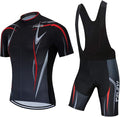 Men's Cycling Jersey Set, Summer Mountain Bike Clothing Short Sleeved Riding Jerseys