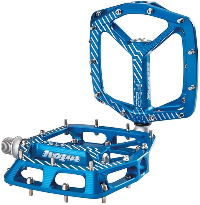 Hope F22 Aluminium 9/16 Inch Platform Bike Pedals Black