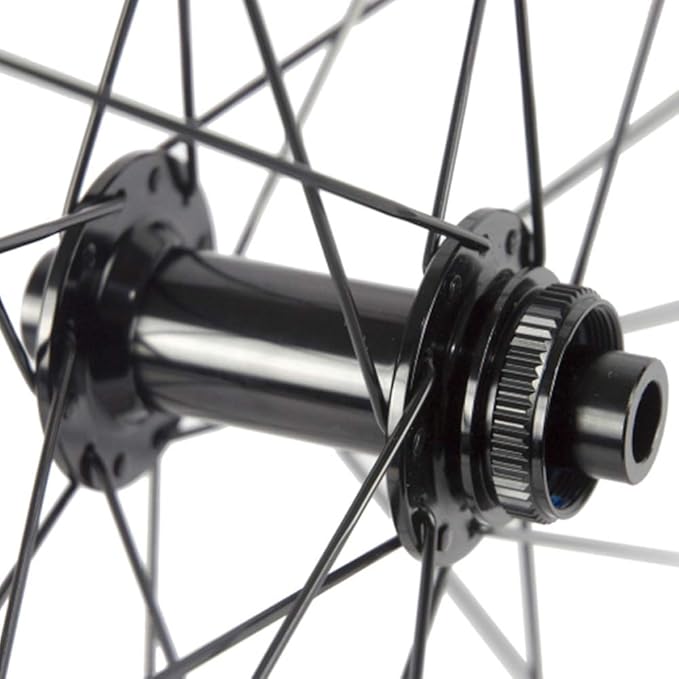 Superteam Carbon Disc Brake 700c Tubeless Road Bike Wheelset 55mm/25mm Wheel