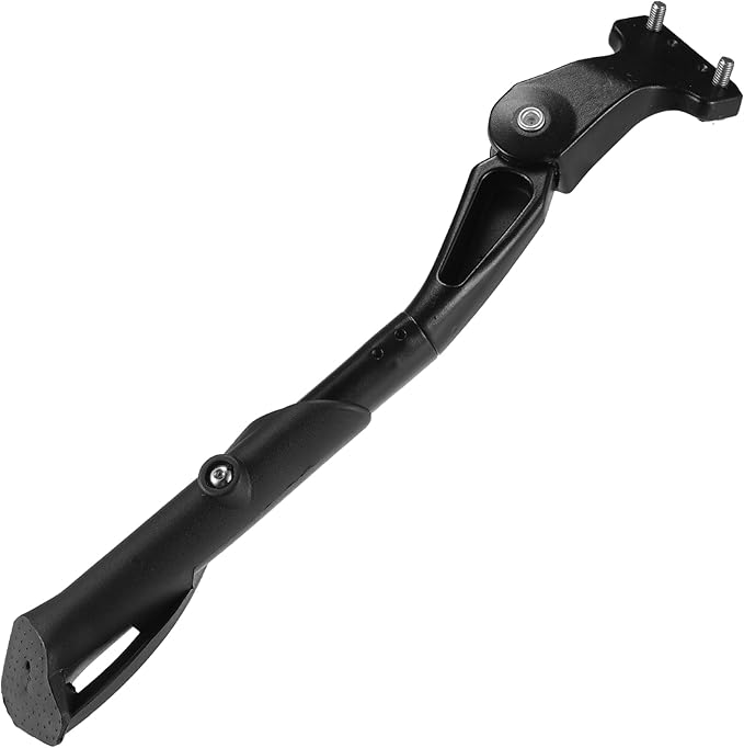 X AUTOHAUX Fit 24-29 Inch Bicycles Adjustable Bicycle Stand with Central 2 Holes Non-Slip Side Stand Kickstand Bicycle for Mountain Bike E-Bike Trekking