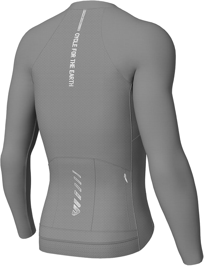 Lo.gas Cycling Jersey Men Short Sleeve, Road Bike Jerseys Full Zipper with Pockets, Bicycle Clothing Breathable Quick Dry