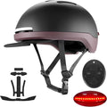Urban-Smart Bike Helmet for Adult - Front & Rear LED Lights | Turn Signals Remote Control | Brake Warning Light | Removable Visor | Men Women Commuter Bicycle Helmet for E-Bike & Cycling