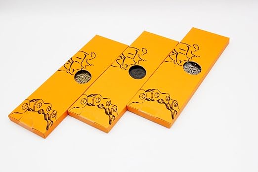 PYC SP1101 11-Speed Bike Chain, 116 Links (116L), Super Lightweight Hollow-Pin Bicycle Chain for Mountain (MTB) & Road Bikes, Compatible with Shimano, SRAM, Campagnolo (DLC Gold)