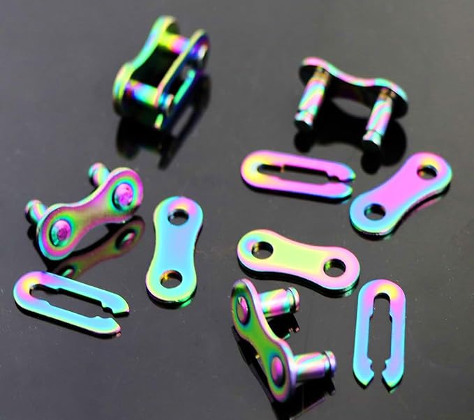 4 Pairs Bicycle Missing Link 1/6/7/8/9/10/11/12 Speed Chain Reusable Steel Bike Chain Link