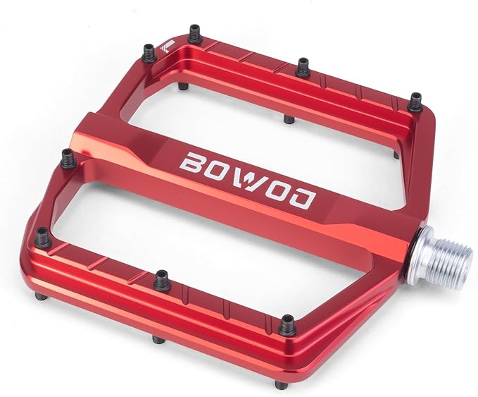 Bike Pedals 9/16" Lightweight Non-Slip Bicycle Platform Pedals - Fits Most Adult Bikes & Mountain Bikes &MTB, Road Bikes and Slip-Resistant Design