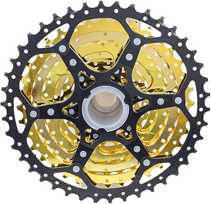 VG SPORTS 8/9/10/11/12 Speed Ultra-Light Bike Cassette for Mountain Bike 11-40T/11-42T/11-46T/11-50T/11-52T MTB Cassette Lightweight Aluminum Bracket Cassette