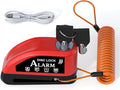 Motorcycle Alarm Disc Brake Lock With Reminder Cable - Rechargeable, 110 dB Sound, Anti-Theft Waterproof, 2 H Fast-Charging, 9 Months Standby, 7 mm Pin Universal for Bikes