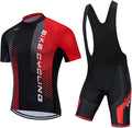 Men's Cycling Jersey Set, Summer Mountain Bike Clothing Short Sleeved Riding Jerseys