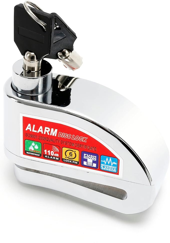 XMT-Moto Scooter Bike Bicycle Motorcycle Safety Disc Brake Rotor Lock Electronic Alarm