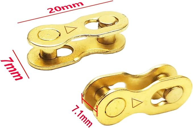 4 Pairs Bicycle Missing Link 1/6/7/8/9/10/11/12 Speed Chain Reusable Steel Bike Chain Link