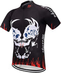 MOXILYN Men's Cycling Jersey Full Zip Riding Clothing Mountain Bike Tops Quick Dry - Bike Shirts