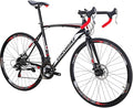 Eurobike HY XC550 Road Bike,21 Speed Road Bicycle for Adults Men and Women,Disc Brake 700C Race Bike for Beginner to Intermediate Bicycle Riders(54cm-32 Spoke)