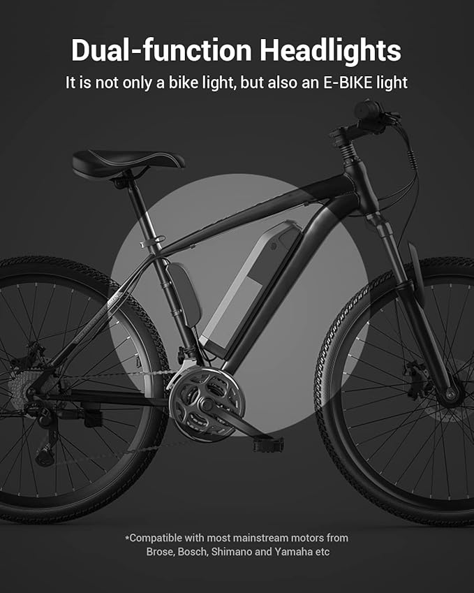 Magicshine MJ900S 1500 Lumen Front LED Bike Light, CREE LED Waterproof, Perfect for Mountain & Road Biking, USB Rechargeable