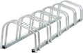 F2C 1-6 Bike Floor Parking Rack Adjustable Bicycle Stand Organizer for Garage Storage, Indoor and Outdoor Silver