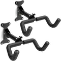Housolution Bike Wall Mount - [2 Pack] EVA Foam Padded up to 48.5 lbs, Carbon Steel, Valve Mechanism, Heavy-Duty Adjustable Bike Wall Hanger for Road, Mountain and Hybrid Bikes, Garage & Apartment