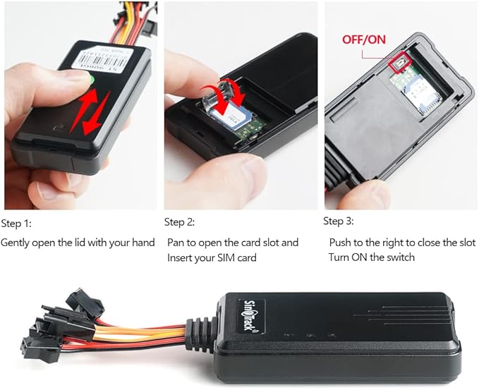 SinoTrack GPS Tracker for Vehicles ST-906L 4G GPS Tracker Anti-Theft Locator Real-Time Hidden Location Device for Car Motorcycle Truck Taxi with No Monthly Fee Tracking System
