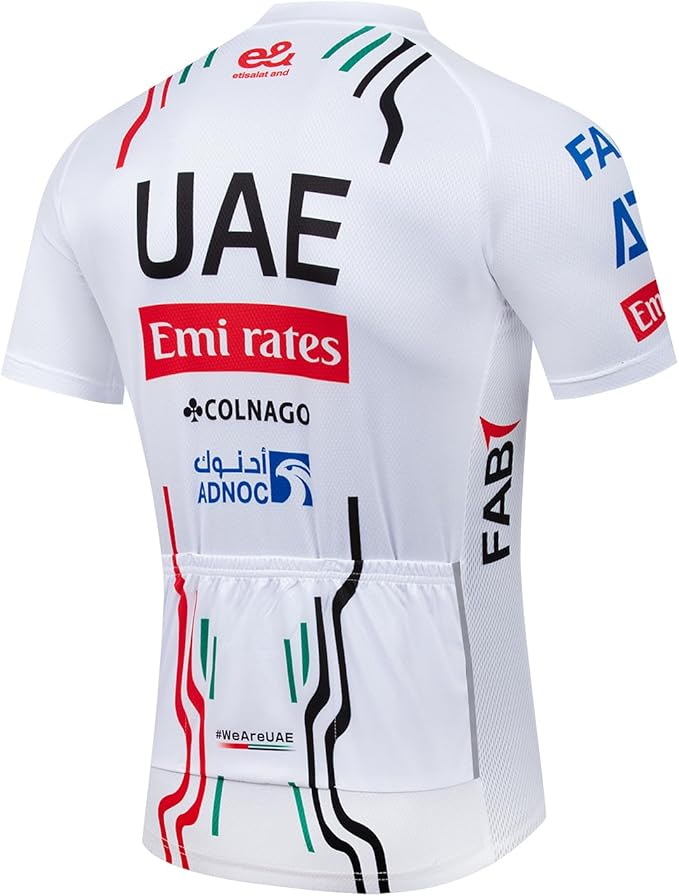 Men's Cycling Bike Jersey Short Sleeve Biking Shirt with 3 Rear Pockets + Zipper Pocket Breathable Quick Dry Bicycle Jersey
