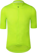 Men's Cycling Jersey Zipper Pocket Short Sleeve Lightweight Aero Race Fit Bike Jersey, UPF 50+ Biking Cycling Shirt