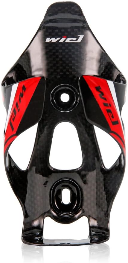 Wiel Full Carbon Fiber Bicycle Bike Light Drink Water Bottle Cage Holder