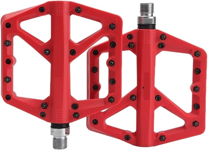Wheel Speed Sensor Bike Pedals Nylon Platform Footrest Flat Mountain Bike Paddle Grip Pedalen Bearings Footboards Cycling Hold ABS Wheel Speed Sensor Front