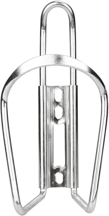 Lightweight Aluminum Alloy Bicycle Water Bottle Cage Holder for Outdoor Activities, Bike Bicycle Cycling Drink Water Bottle Rack Holder Cage (Silver)