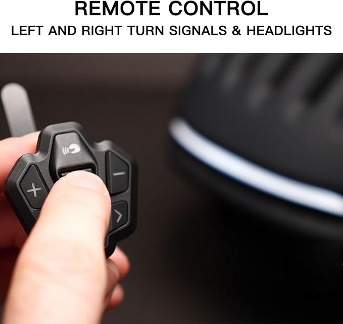 Bike Helmet with Bluetooth, Smart Bike Helmet for Adults Men Women with Built-in Speakers, Auto Brake Blinker, Front and Rear LED Turn Signals Remote Control, Smart Cycling Helmet.