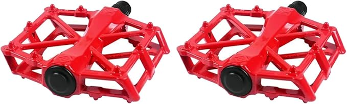 Mountain Bike Pedals Aluminum Alloy Stable Hollow Design Light Weight High Strength Wide Road Bike Pedal Set