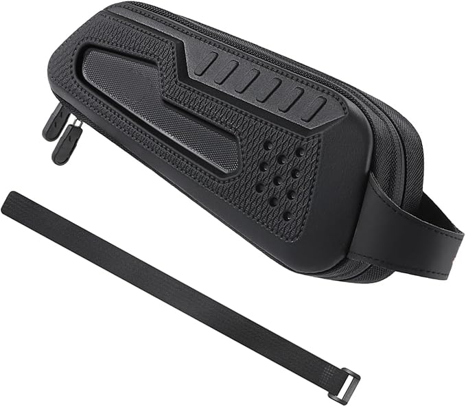 Road Bikes Front Frame Bag Bicycles Top Tube Pouches Storage Bag Cyclings Tool Front Saddles Bags for Mountain Bike - Black