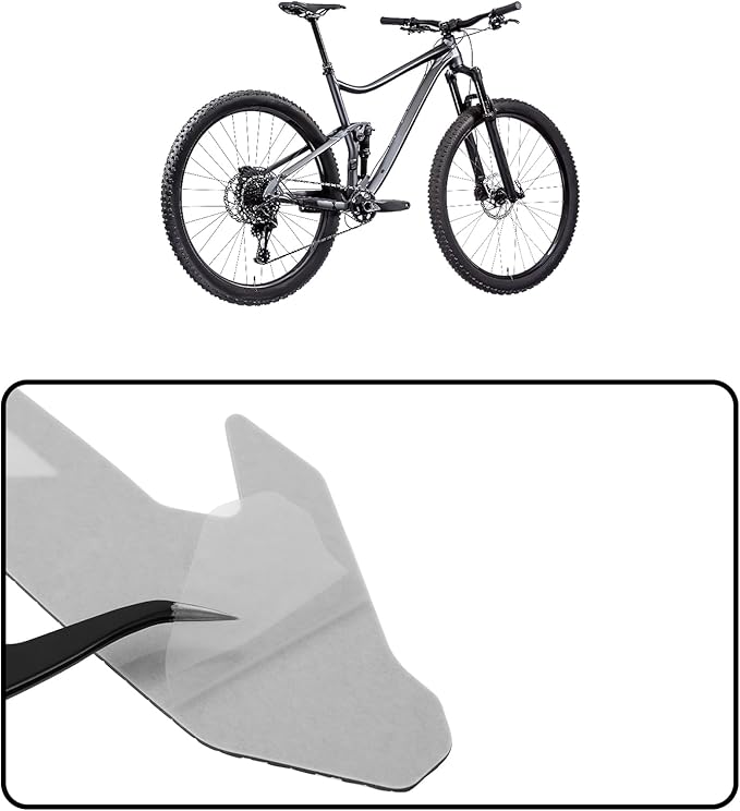 2PCS Mountain Bike Chainstay Protector E211 for MTB Road Bicycle Silicone Rubber