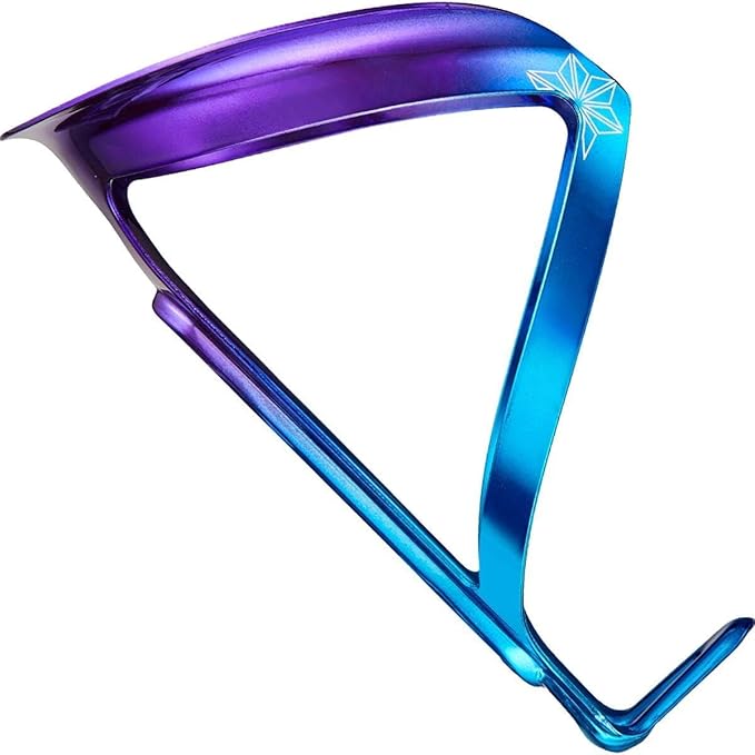 Supacaz Maui Blue Fly Cage Ano - Cycling Water Bottle Cage Holder for Road Bike + MTB Mountain Bike