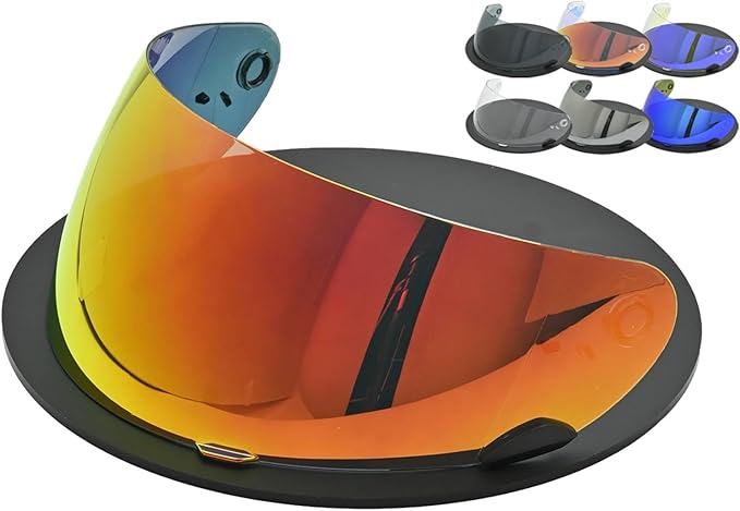 Replacement Motorcycle Helmet Visor Shield for Star RS-1 Vortex Qualifier Revolver Helmet Accessories Universal
