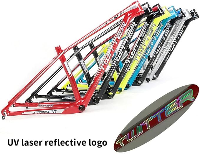 27.5er 29er Mountain Bike Frame 15''/17''/19'' XC Hardtail Bike Carbon Fiber Frame QR 135mm Disc Brake Frame Internal Routing (Color : Black A, Size : 29 * 19'')