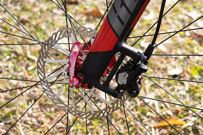 BOLANY Disc Brake Sets Oil Hydraulic MTB Bike Aluminum Alloy Front 800mm Rear 1400mm Brake Levers with is/PM Adapter Fit MTB Fat Bike E-Bike Road Bike