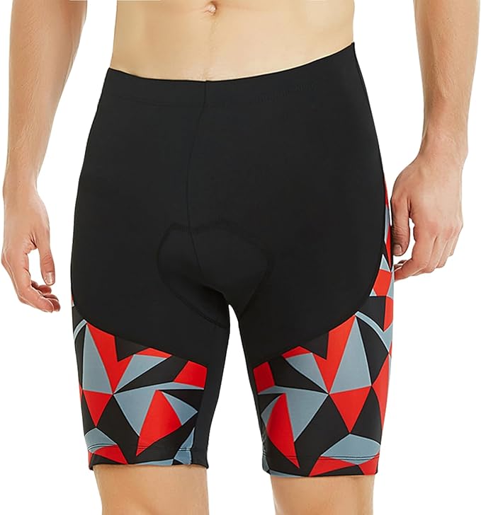 Santic Men's Cycling Shorts Padded Bicycle Riding Pants Bike Biking Clothes Cycle Wear Tights